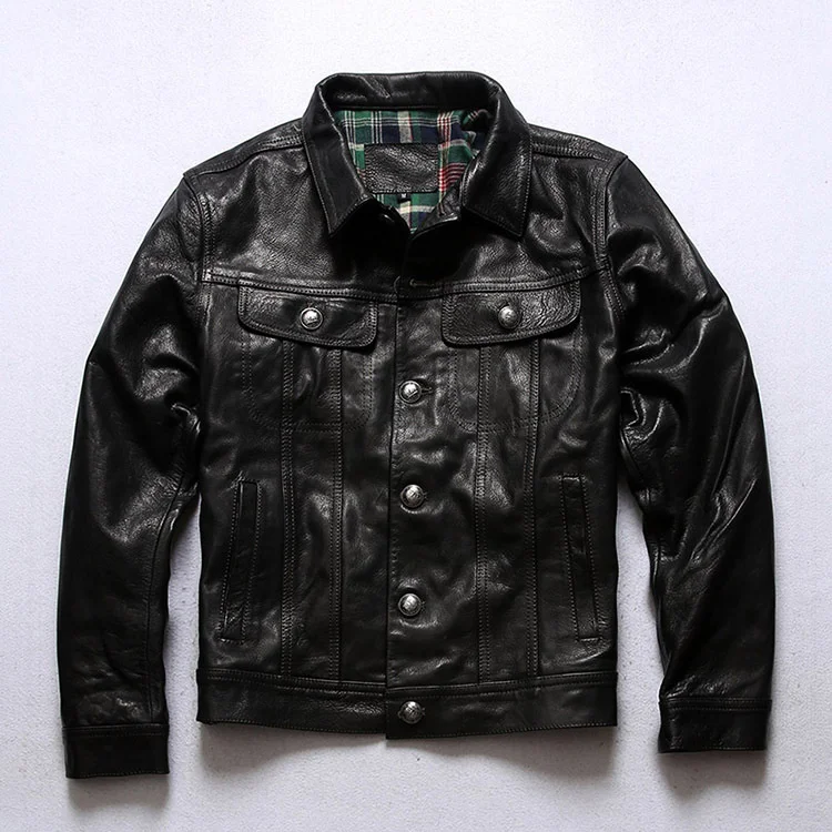 Free shipping.men quality 1mm tanned goatskin jacket.black vintage casual 507 leather coat.slim rider leather clothes
Free shipping.men quality 1mm tanned goatskin jacket.black vintage casual 507 leather coat.slim rider leather clothes