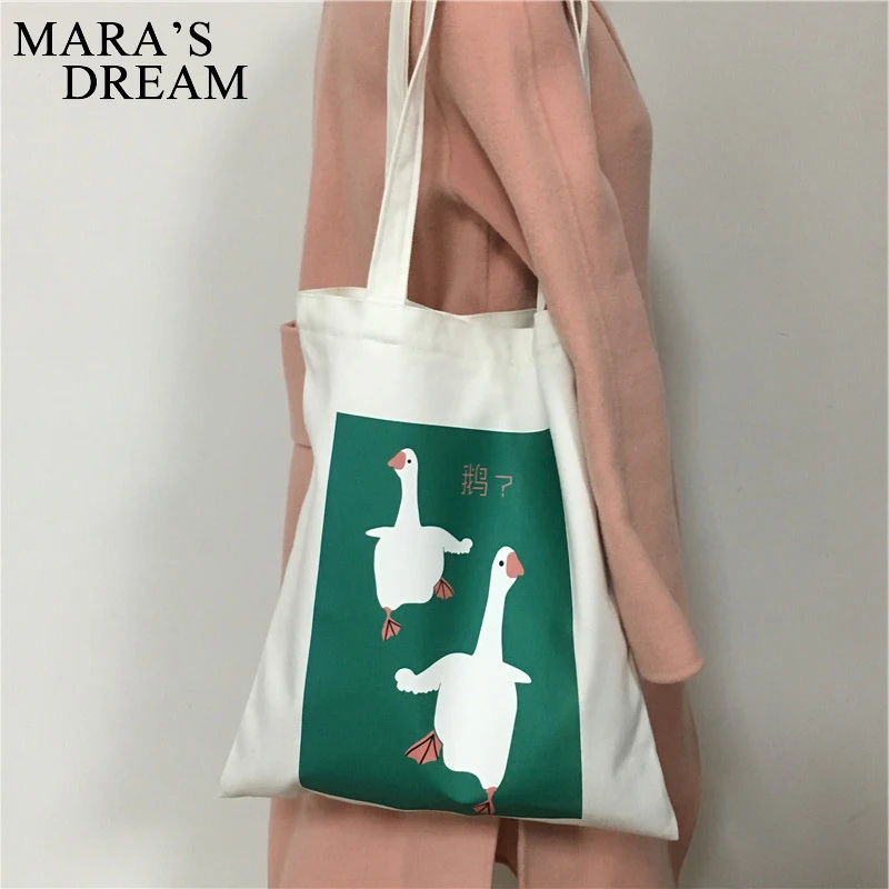 Mara's Dream ins Duck Printing Canvas Tote Bag Soft Shoulder Work Bags Handbag For Women Girl Shopping Bags Cute Big White Goose
Mara's Dream ins Duck Printing Canvas Tote Bag Soft Shoulder Work Bags Handbag For Women Girl Shopping Bags Cute Big White Goose