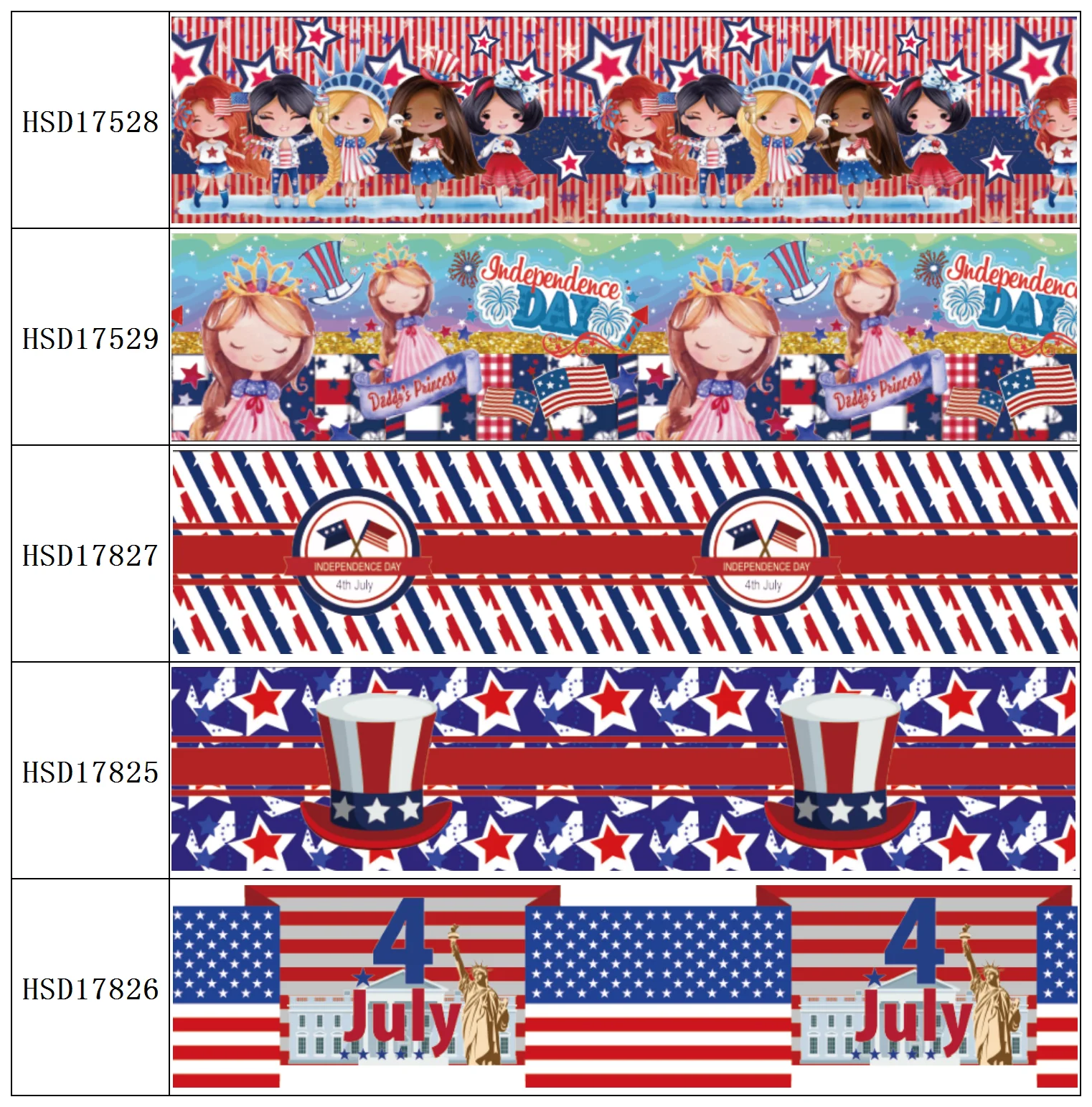 22MM 25MM 38MM 50MM 75mm Printed Pattern July 4th Independence Day on Grosgrain Ribbon for diy ribbon
22MM 25MM 38MM 50MM 75mm Printed Pattern July 4th Independence Day on Grosgrain Ribbon for diy ribbon