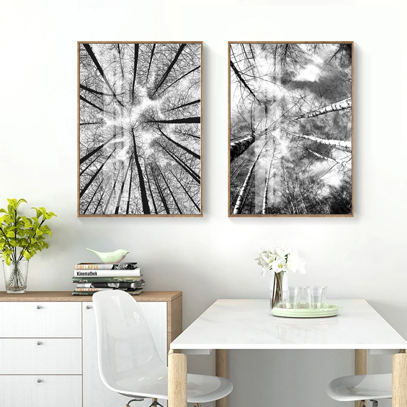 Nordic Canvas Painting Poster and Print for Living Room Bedroom Black and White Forest Picture Wall Art Decoration Home Decor
Nordic Canvas Painting Poster and Print for Living Room Bedroom Black and White Forest Picture Wall Art Decoration Home Decor