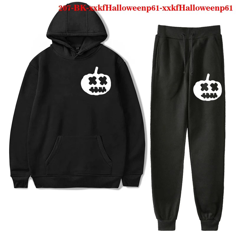 Женские толстовки, спортивный костюм, Осень-зима, комплект из двух предметов, толстовки с капюшоном и штаны, костюм с принтом тыквы, толстовк... 
Женские толстовки, спортивный костюм, Осень-зима, комплект из двух предметов, толстовки с капюшоном и штаны, костюм с принтом тыквы, толстовк...