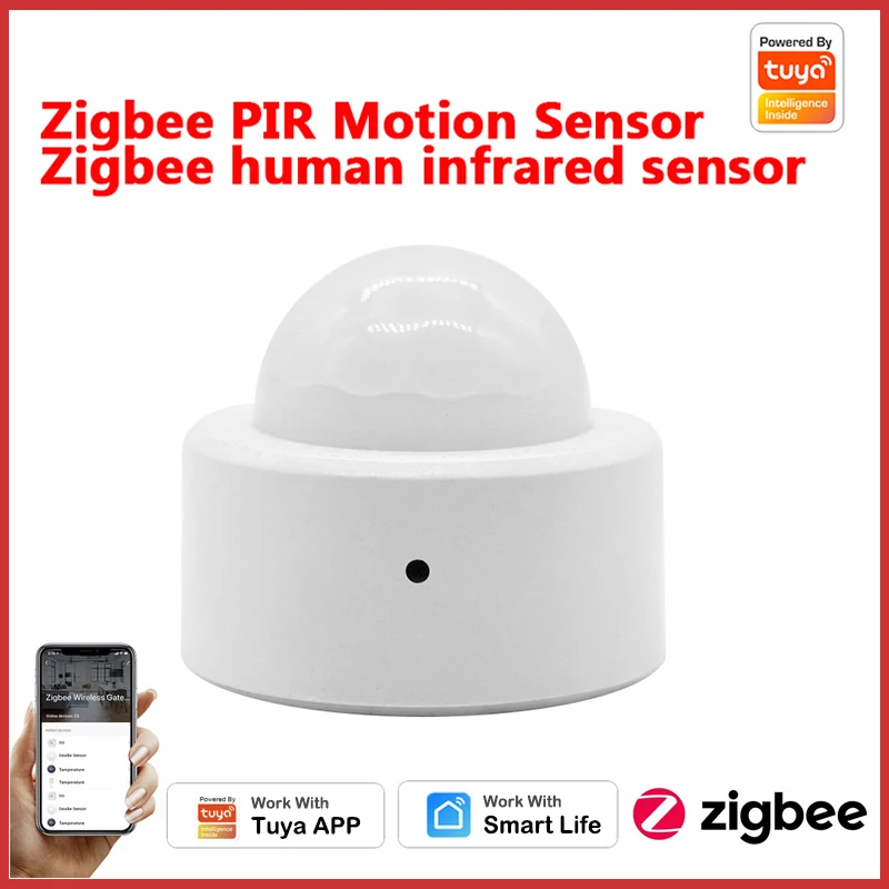 Датчик движения тела Tuya Zigbee беспроводной детектор с дистанционным управлением