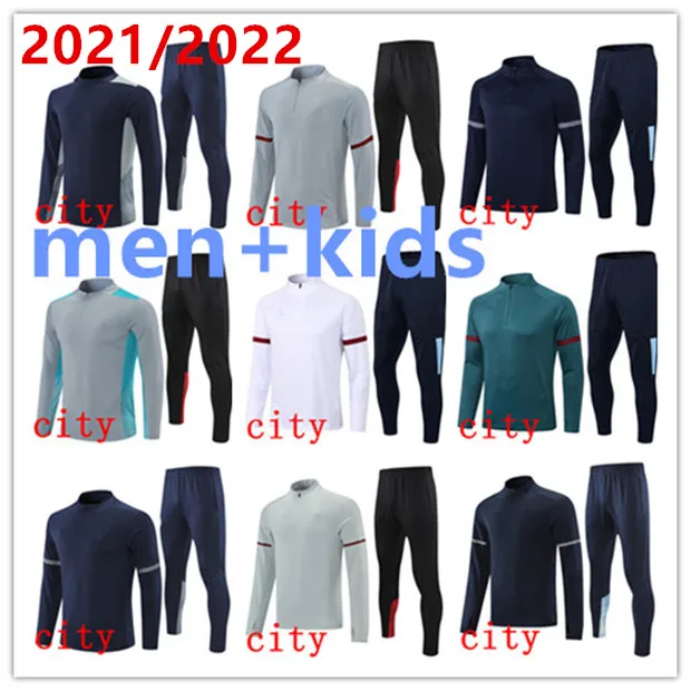 

CITY Training Suit MEN + Kids 2021/22 Sportswear tracksuit 2021 2022 Adult Boys Survatment Foot Chandal Football Training