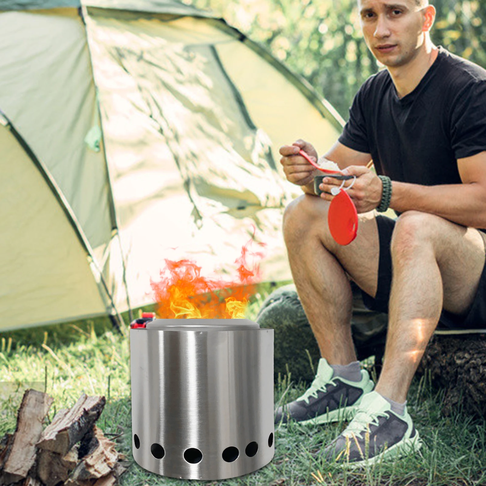 Stainless Steel Folding Furnace Portable Practical Outdoor Fire Pit Heating Stove Outdoor Heater For Cooker Travelling Hiking
Stainless Steel Folding Furnace Portable Practical Outdoor Fire Pit Heating Stove Outdoor Heater For Cooker Travelling Hiking