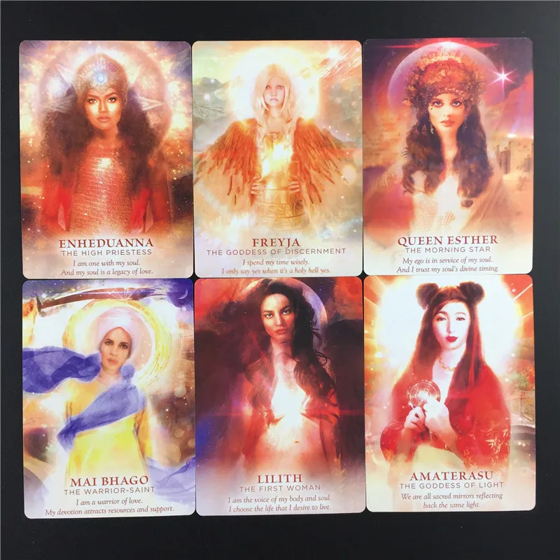 The Divine Feminine Oracle Tarot Cards Deck Board Game For Party Playing Cards Table Games Entertainment
The Divine Feminine Oracle Tarot Cards Deck Board Game For Party Playing Cards Table Games Entertainment