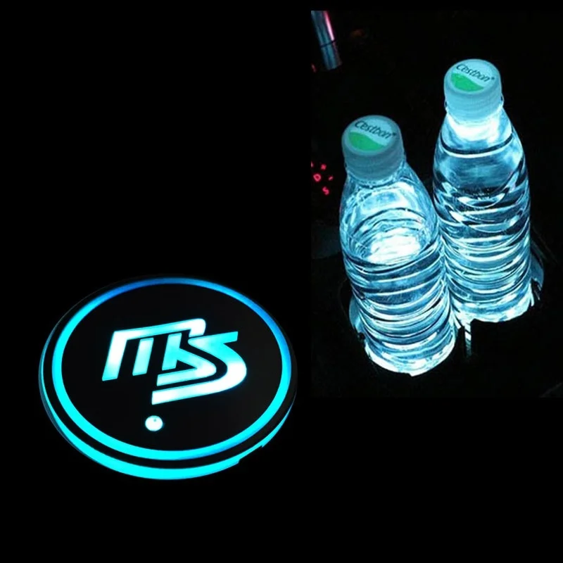 2Pcs/set For Mazda Speed MS Mazda6 CX RX Logo badge Car Led Shiny Water Cup Pad Groove Mat Luminous Coasters Atmosphere Light
2Pcs/set For Mazda Speed MS Mazda6 CX RX Logo badge Car Led Shiny Water Cup Pad Groove Mat Luminous Coasters Atmosphere Light