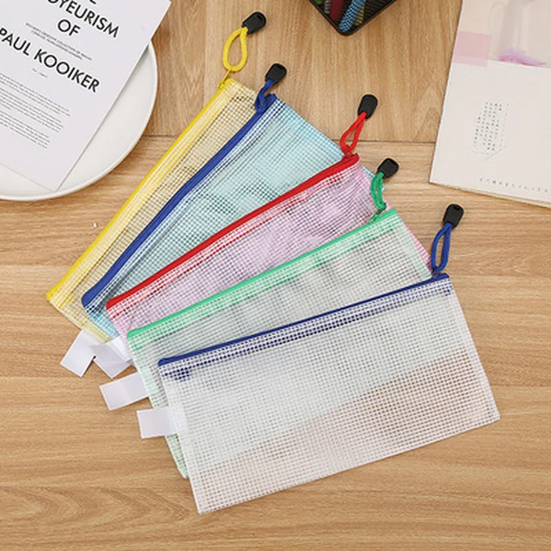 Transparent File Bag Grid Waterproof Zipper PVC Creative Pencil Case Student Stationery Storage Folder Office Supplies
Transparent File Bag Grid Waterproof Zipper PVC Creative Pencil Case Student Stationery Storage Folder Office Supplies