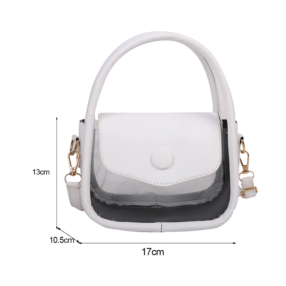 Vintage Women Transparent Patchwork Shoulder Crossbody Bags PU Leather Messenger Bag Casual Ladies Mini Handbags Flap Purse 2021
Vintage Women Transparent Patchwork Shoulder Crossbody Bags PU Leather Messenger Bag Casual Ladies Mini Handbags Flap Purse 2021