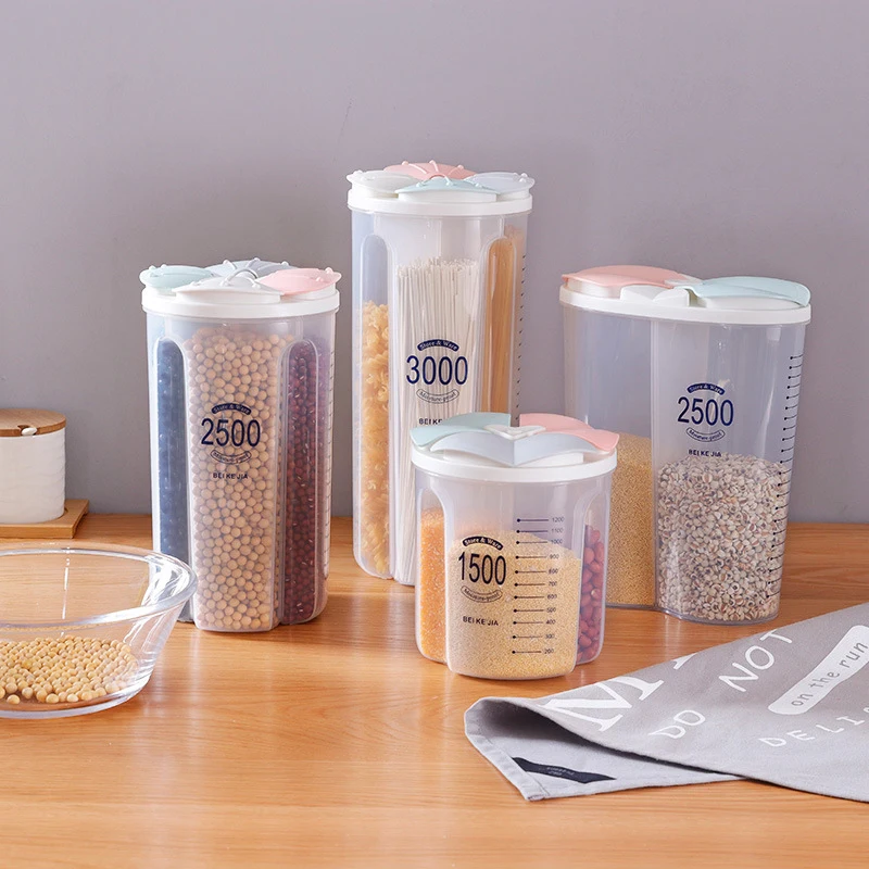 Transparent Sealed Pot For Grains Kitchen Storage Box Food Grade Storage Tank With Cover Plastic Bottles And Cans
Transparent Sealed Pot For Grains Kitchen Storage Box Food Grade Storage Tank With Cover Plastic Bottles And Cans