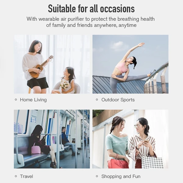 CSTT 2 Pcs Fashion Personal Wearable Mini Portable Rechargeable Hanging Neck Negative Ion Air Purifier
CSTT 2 Pcs Fashion Personal Wearable Mini Portable Rechargeable Hanging Neck Negative Ion Air Purifier