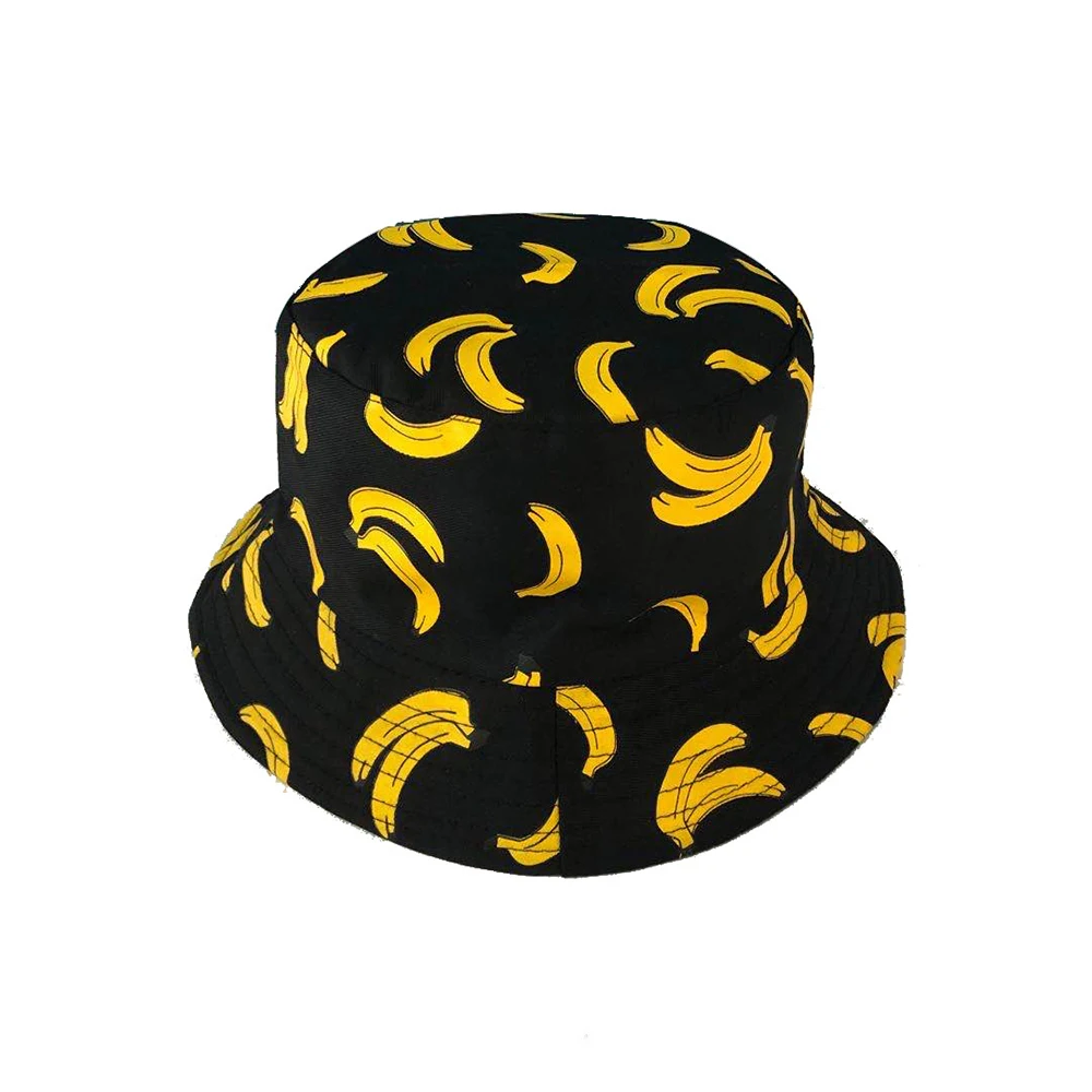 Fashion Bucket Hat Men Women Summer Bucket Cap Banana Print Bob Hat Hip Hop Sun Cap Fishing Fisherman Hat
Fashion Bucket Hat Men Women Summer Bucket Cap Banana Print Bob Hat Hip Hop Sun Cap Fishing Fisherman Hat