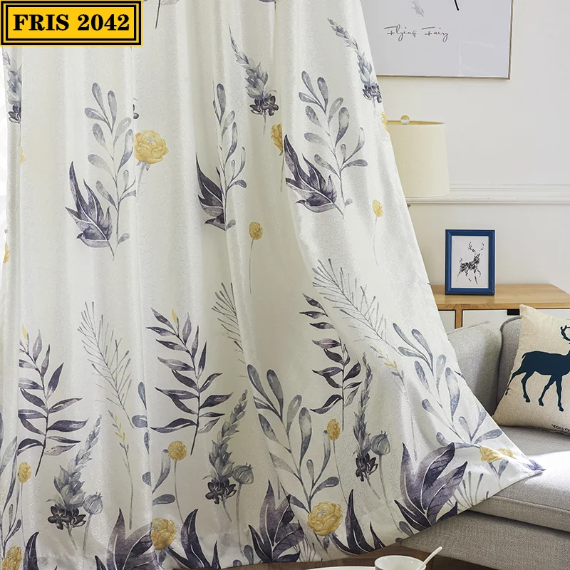 2023 Simple Chinese Jacquard Printed Shading Finished Curtains for Living Dining Room Bedroom
2023 Simple Chinese Jacquard Printed Shading Finished Curtains for Living Dining Room Bedroom