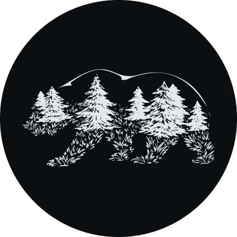Bear Forest Car Accessories, Custom Spare Tire COVER CARs Your Own Personalized Design 
Bear Forest Car Accessories, Custom Spare Tire COVER CARs Your Own Personalized Design