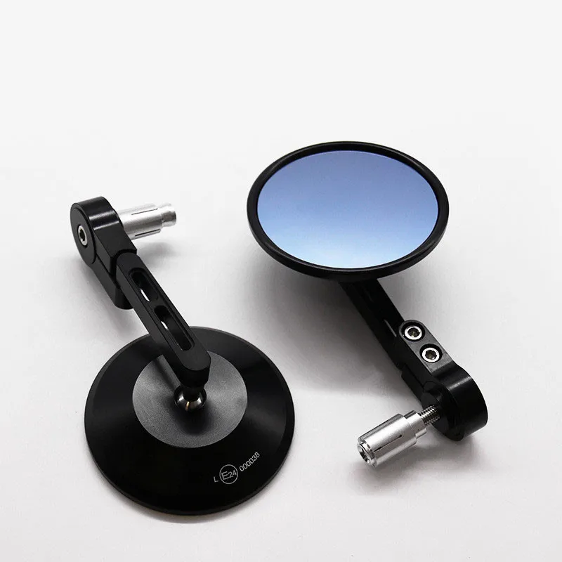 Black Rearview Mirror Motorcycle Accessories CNC Metal Handle End Installation Universal Convex Mirror Ultra Wide Field of View
Black Rearview Mirror Motorcycle Accessories CNC Metal Handle End Installation Universal Convex Mirror Ultra Wide Field of View