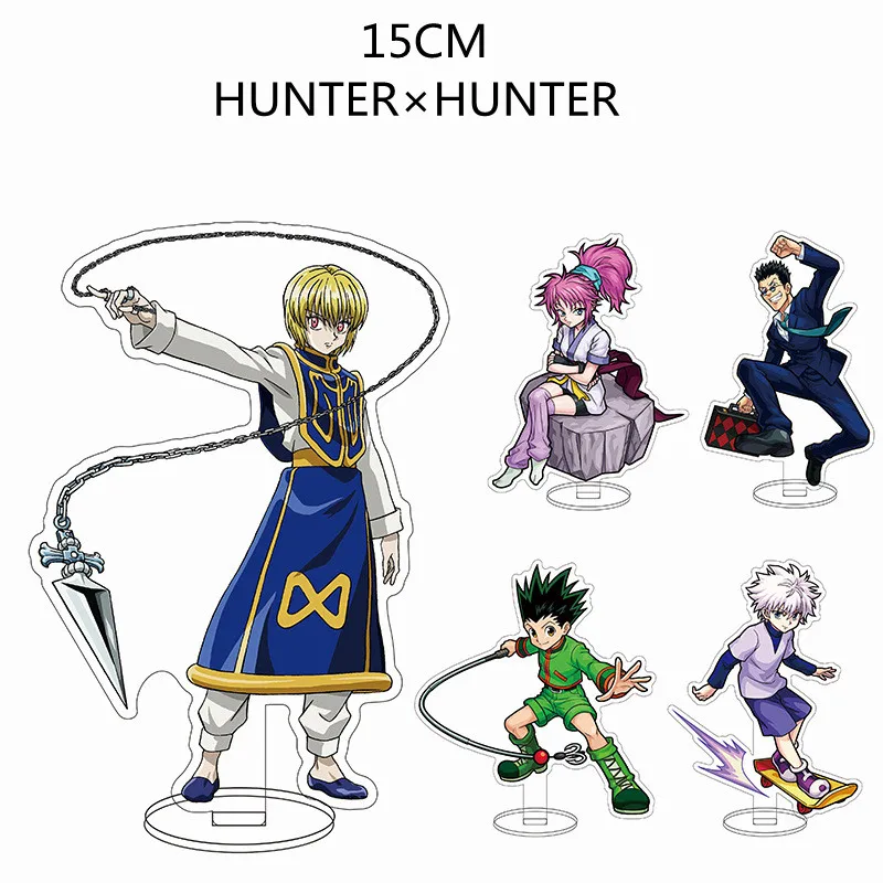 Hot Anime Hunter Hunter Gon Killua Kurapika Leorio Acrylic Stand Figure Model Double-Side Plate Holder Fans Collection Gift
Hot Anime Hunter Hunter Gon Killua Kurapika Leorio Acrylic Stand Figure Model Double-Side Plate Holder Fans Collection Gift