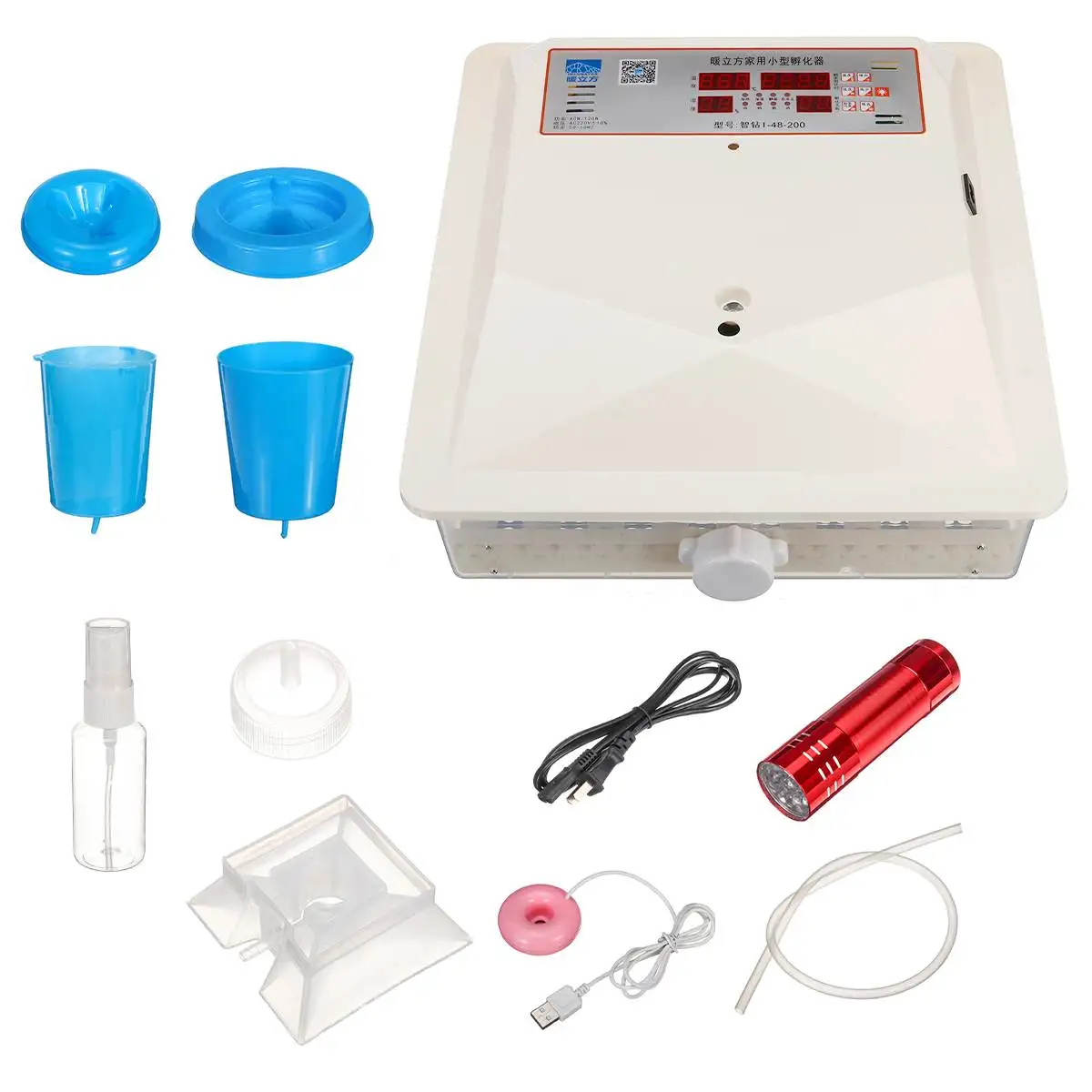 56 Eggs Automatic Egg Incubator Farm Hatchery Machine LCD Digital for Farm Chicken Quail Brooder Egg Incubator
56 Eggs Automatic Egg Incubator Farm Hatchery Machine LCD Digital for Farm Chicken Quail Brooder Egg Incubator