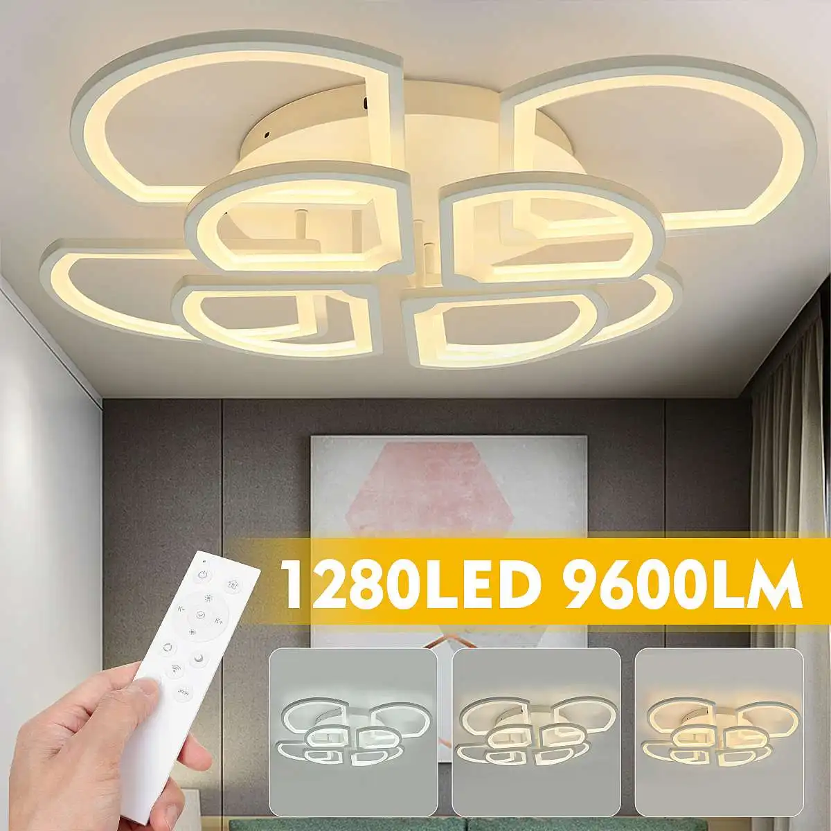 Modern LED Chandelier With Remote Control For Bedroom Kitchen Living Room Home Ceiling Lamp Square Flush Indoor Lighting Fixture
Modern LED Chandelier With Remote Control For Bedroom Kitchen Living Room Home Ceiling Lamp Square Flush Indoor Lighting Fixture