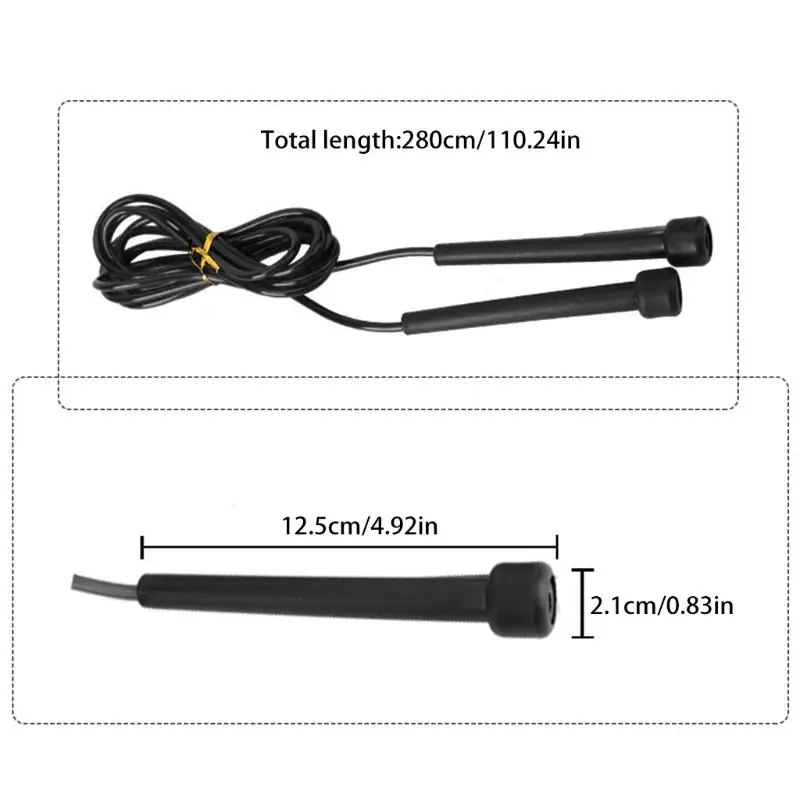 X7AC Good Quality 3 Meter Pro Speed Black Skipping Rope Jumping Speed Exercise Rope
X7AC Good Quality 3 Meter Pro Speed Black Skipping Rope Jumping Speed Exercise Rope