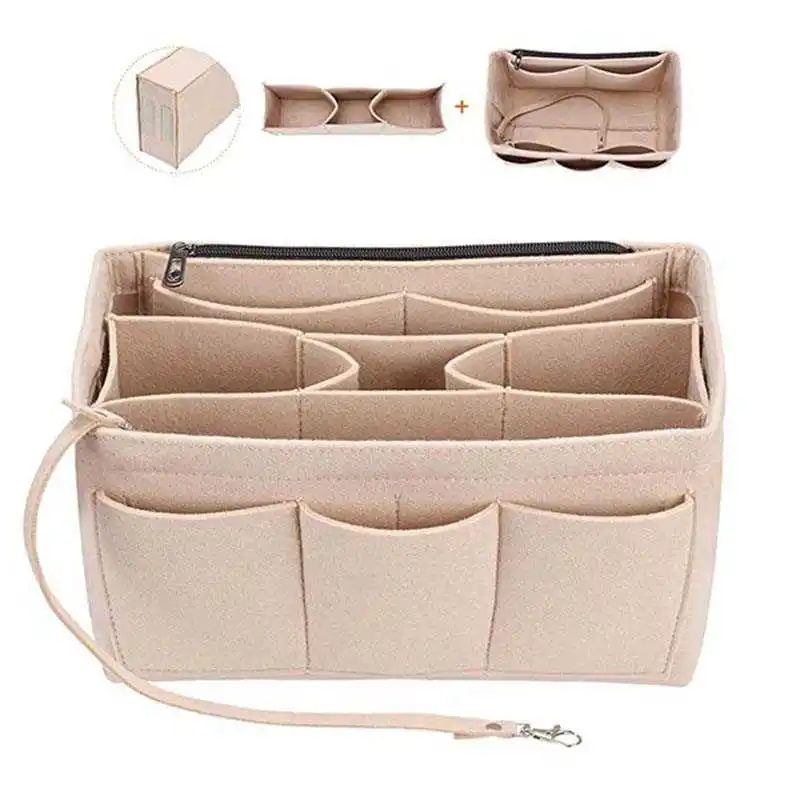 Felt Bag Makeup Organizer/Felt Cloth Insert Bag For Handbag Fit Speedy Neverfull Multifunctional Travel Cosmetic Bags
Felt Bag Makeup Organizer/Felt Cloth Insert Bag For Handbag Fit Speedy Neverfull Multifunctional Travel Cosmetic Bags