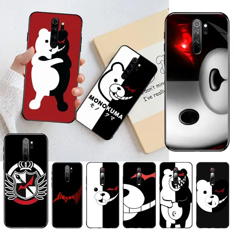 Kumamon Danganronpa Monokuma чехол для телефона Redmi 8A Note 9 8 7 6 6A 5 Go Pro K20|Бамперы| |