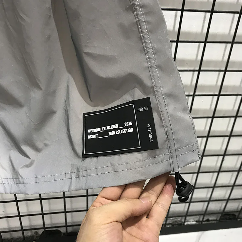 Hip Hop 3M Reflective WELLDONE Shorts Men Women Inside Mesh High Quality Five-point Shorts Casual Fashion WE11DONE Breechcloth
Hip Hop 3M Reflective WELLDONE Shorts Men Women Inside Mesh High Quality Five-point Shorts Casual Fashion WE11DONE Breechcloth