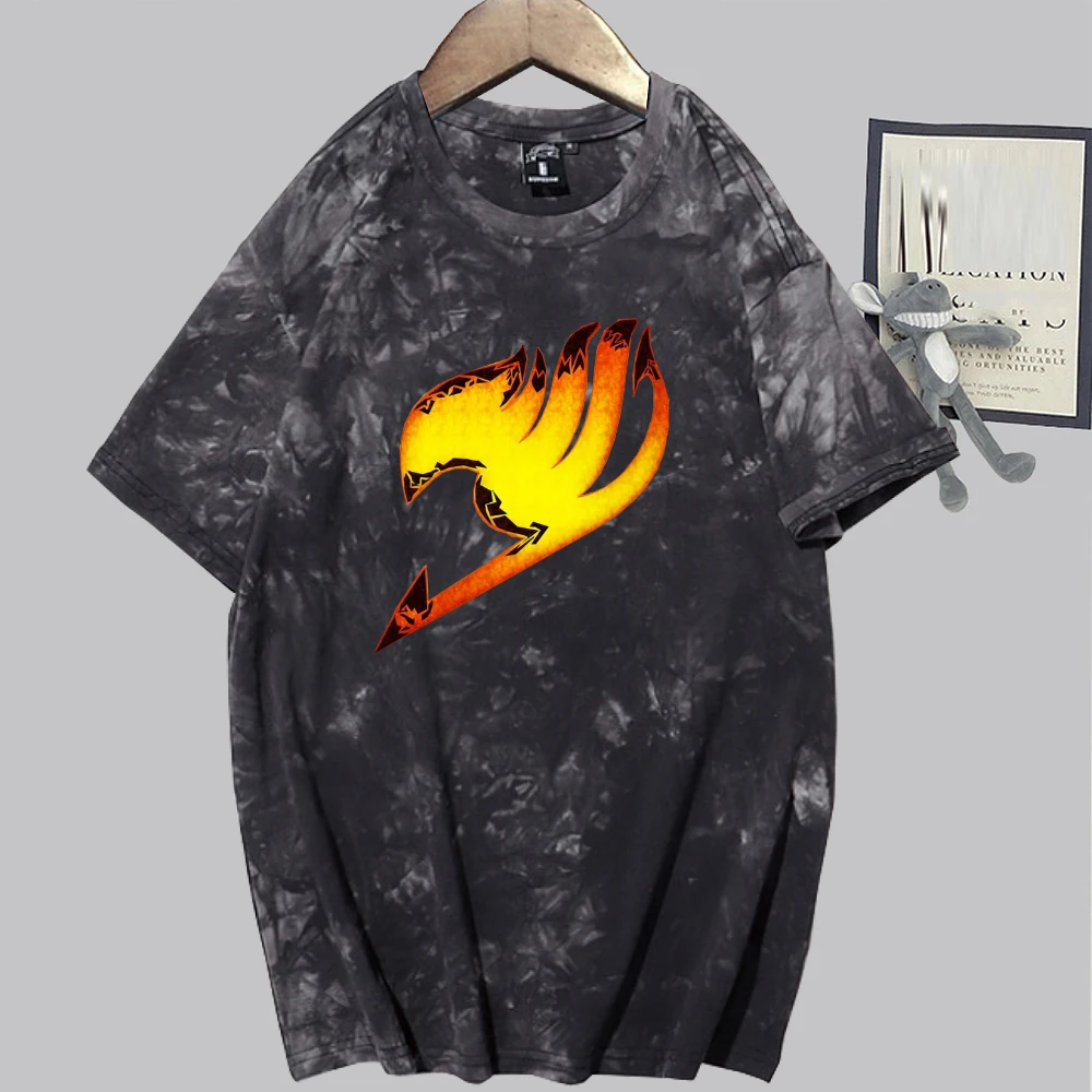 Fairy Tail Logo Short Sleeve Tie Dye Anime Hip Hop Male and Female T-shirt
Fairy Tail Logo Short Sleeve Tie Dye Anime Hip Hop Male and Female T-shirt