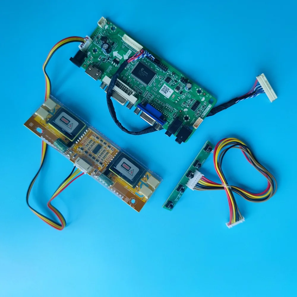 Комплект для LTM170EU L01/L05/L04/L03/L02 VGA DVI M.NT68676 драйвер LVDS 4 лампы 1280X1024 30pin 17 "панель