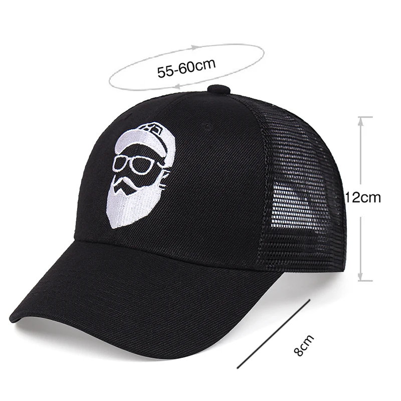 Summer Unisex Men's Fishing Baseball Cap Snapback Hip Hop Hat Breathable 3D Embroidery Adjustable Rebound Visor 
Summer Unisex Men's Fishing Baseball Cap Snapback Hip Hop Hat Breathable 3D Embroidery Adjustable Rebound Visor