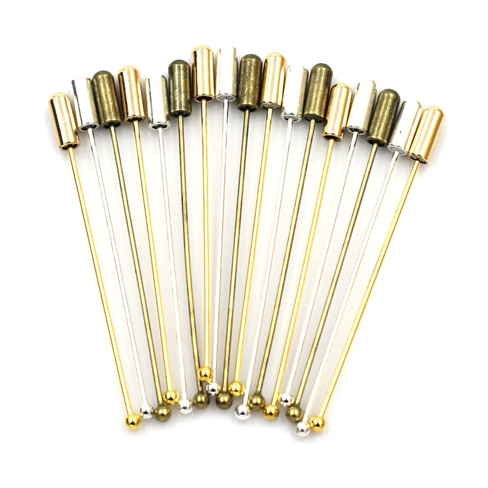 20Pcs Copper Broche Brooches Ball Pins Crafts Jewelry Making Silver Gold Plated Bronze Tone 6.6cm
20Pcs Copper Broche Brooches Ball Pins Crafts Jewelry Making Silver Gold Plated Bronze Tone 6.6cm