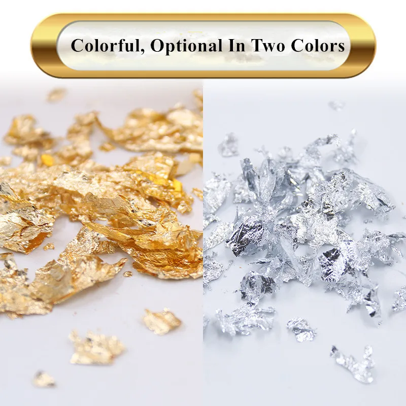 3g/bottle Gold Silver Foil Decorative Paper Resin Mold Fillings Shiny Sequins Glitters Filling Materials Resin Jewelry Making
3g/bottle Gold Silver Foil Decorative Paper Resin Mold Fillings Shiny Sequins Glitters Filling Materials Resin Jewelry Making