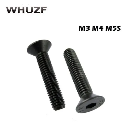 M3 M4 M5 black 50pcs 10.9 grade Hex Socket Head Cap Screw nails bolts Hexagon countersunk head cap screws Flat cup screws
M3 M4 M5 black 50pcs 10.9 grade Hex Socket Head Cap Screw nails bolts Hexagon countersunk head cap screws Flat cup screws