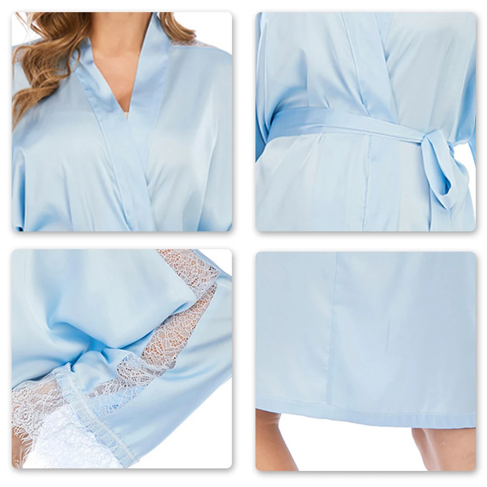 Women's Comfortable Nightgowns Lace Long Sleeves Night Clothes Female Sexy Sleepwear Thin Soft Fabric Pajamas Ladies Home Wear
Women's Comfortable Nightgowns Lace Long Sleeves Night Clothes Female Sexy Sleepwear Thin Soft Fabric Pajamas Ladies Home Wear
