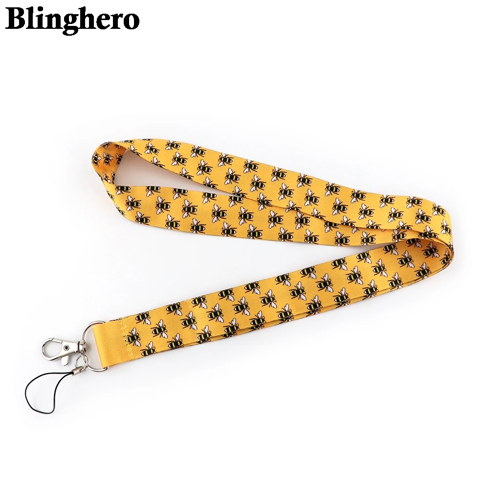CB511 Bee Cute Lanyard For Key Mobile Phone Hanging Rope Keychain USB ID Card Badge Holder Keychain DIY Lanyards
CB511 Bee Cute Lanyard For Key Mobile Phone Hanging Rope Keychain USB ID Card Badge Holder Keychain DIY Lanyards