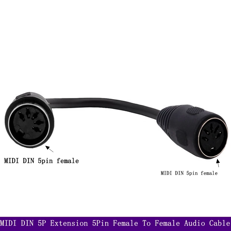 MIDI DIN 5P Extension Cable MIDI 5Pin DIN Female To Female Audio 15cm 100cm 150cm 300cm cable 
MIDI DIN 5P Extension Cable MIDI 5Pin DIN Female To Female Audio 15cm 100cm 150cm 300cm cable