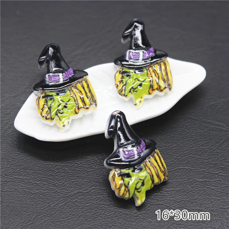 20pcs Hand painted Resin Wizards Flatback Cabochon DIY Halloween Craft Decorations,16*30mm
20pcs Hand painted Resin Wizards Flatback Cabochon DIY Halloween Craft Decorations,16*30mm