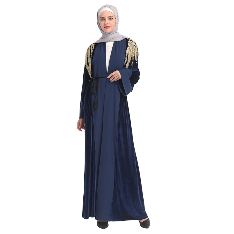 Женский бархатный кардиган Abaya, однотонный кардиган с вышивкой в мусульманском стиле, модный элегантный халат, дышащая теплая юбка для поку...
Женский бархатный кардиган Abaya, однотонный кардиган с вышивкой в мусульманском стиле, модный элегантный халат, дышащая теплая юбка для поку...