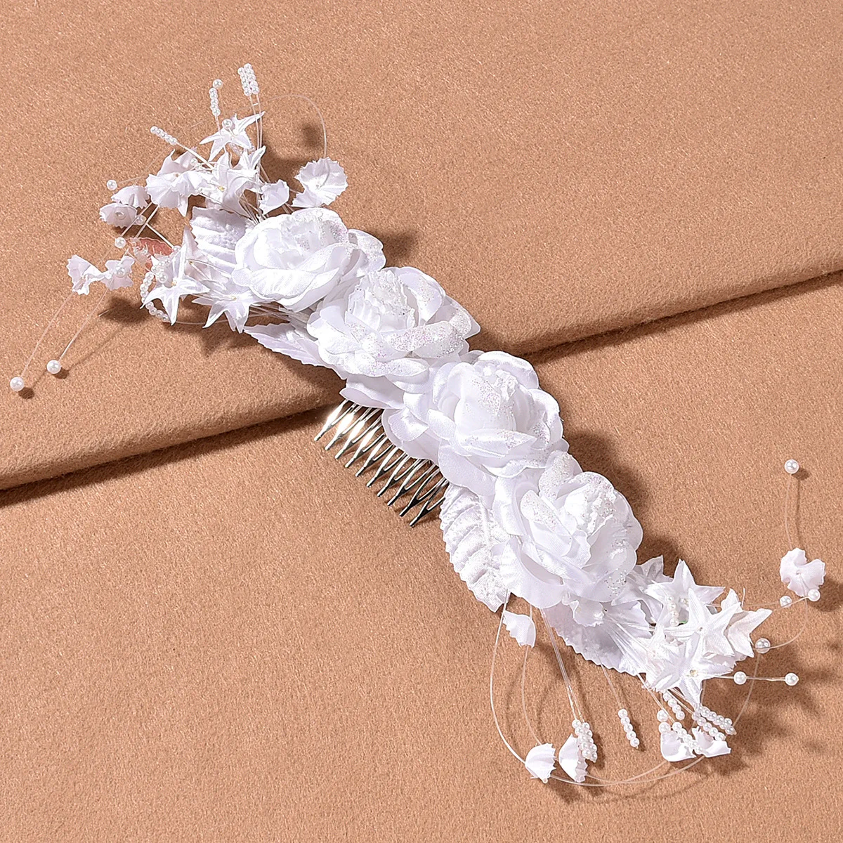 1 Pcs White Flower Hairpin Headdress Large Comb Back Hair Ornament Bridal Wedding Hair Accessories Soft and Comfortable tender
1 Pcs White Flower Hairpin Headdress Large Comb Back Hair Ornament Bridal Wedding Hair Accessories Soft and Comfortable tender