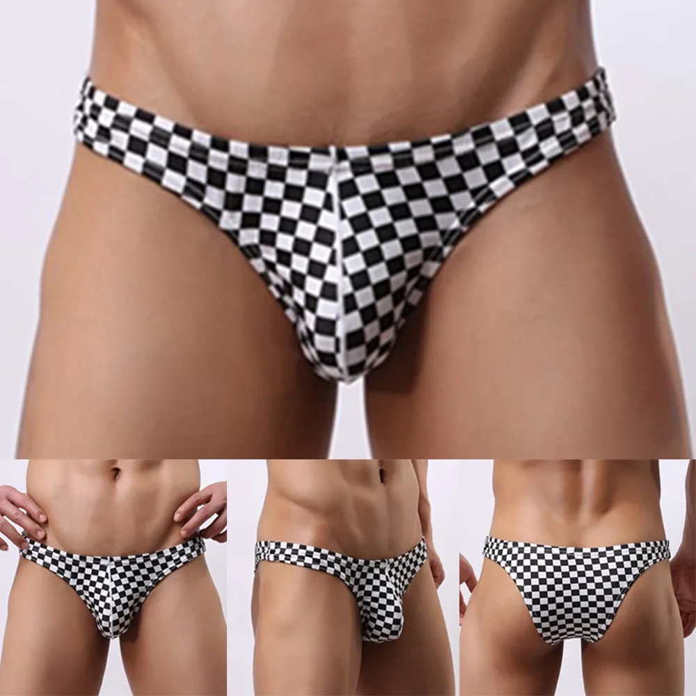 Black&White Plaids Underwear Men Sexy Checks Underwear Briefs Breathable Underpants U Pouch Panties Low Rise Comfortable Shorts
Black&White Plaids Underwear Men Sexy Checks Underwear Briefs Breathable Underpants U Pouch Panties Low Rise Comfortable Shorts