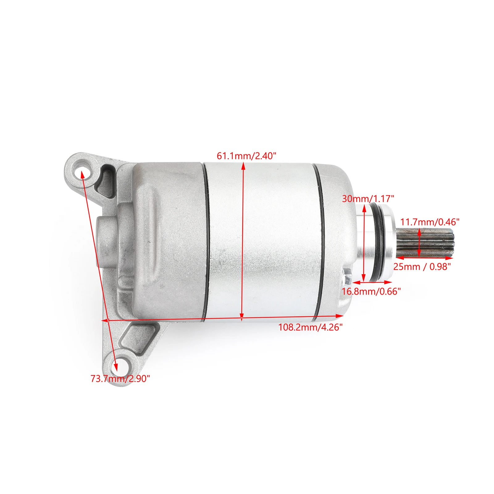 Artudatech Starter 9-Spline For Honda 150 CRF150F 2006-2017 CBF125 CBF150 2007-2013 31200-KPT-A01 31200-KWF-941 Motor Parts
Artudatech Starter 9-Spline For Honda 150 CRF150F 2006-2017 CBF125 CBF150 2007-2013 31200-KPT-A01 31200-KWF-941 Motor Parts