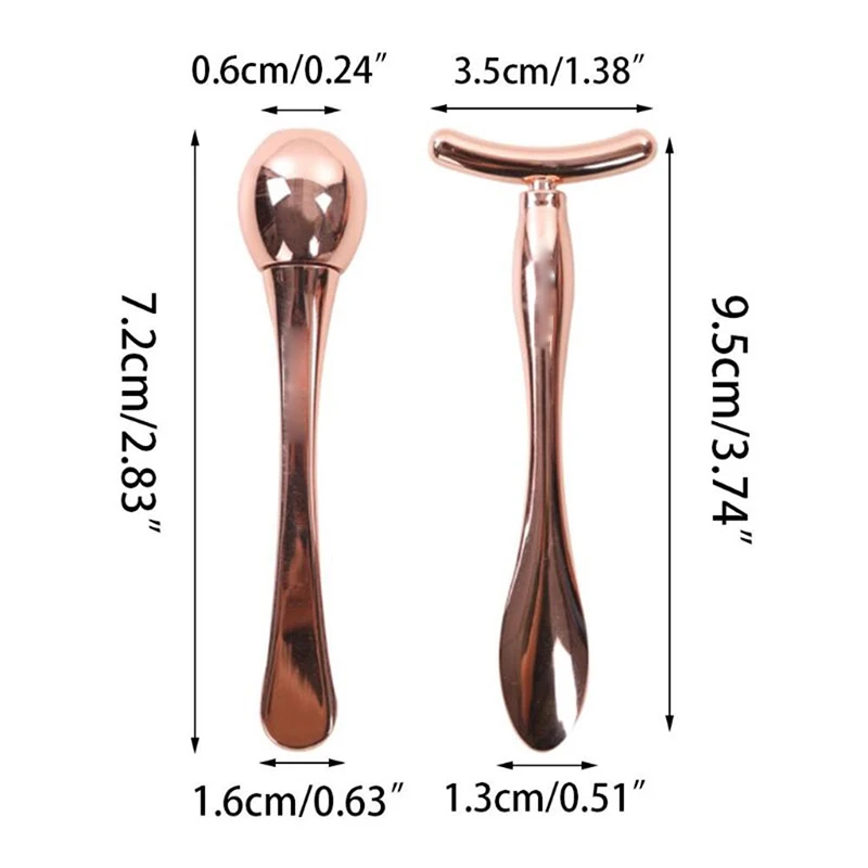 Facial Massage Stick Eye Massager Set Eye Cream Introduce Rollerball Anti-wrinkle Lifting Firming T-shaped Metal Beauty Massager
Facial Massage Stick Eye Massager Set Eye Cream Introduce Rollerball Anti-wrinkle Lifting Firming T-shaped Metal Beauty Massager