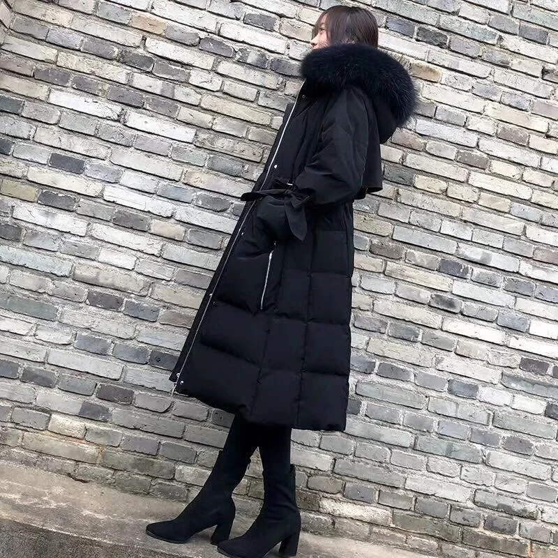 Nice Tide Thick Bottom Down Jacket Big Fur Collar Fashion Loose Long Over The Knee Down Jacket Female Models
Nice Tide Thick Bottom Down Jacket Big Fur Collar Fashion Loose Long Over The Knee Down Jacket Female Models