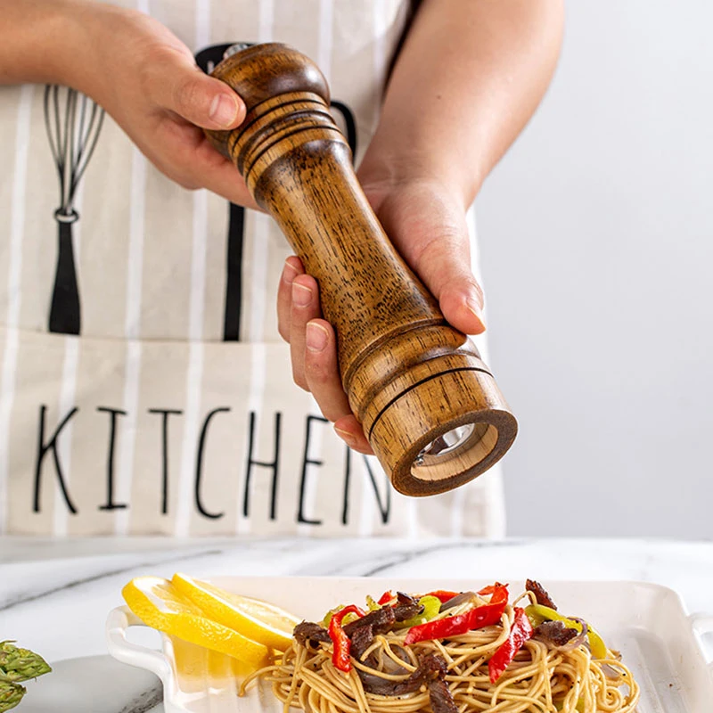 Spice Mill Wooden Salt And Pepper Grinder Refillable Salt Shaker Manual Herbs Grinder Rotor Kitchen Tools Table Decorations
Spice Mill Wooden Salt And Pepper Grinder Refillable Salt Shaker Manual Herbs Grinder Rotor Kitchen Tools Table Decorations