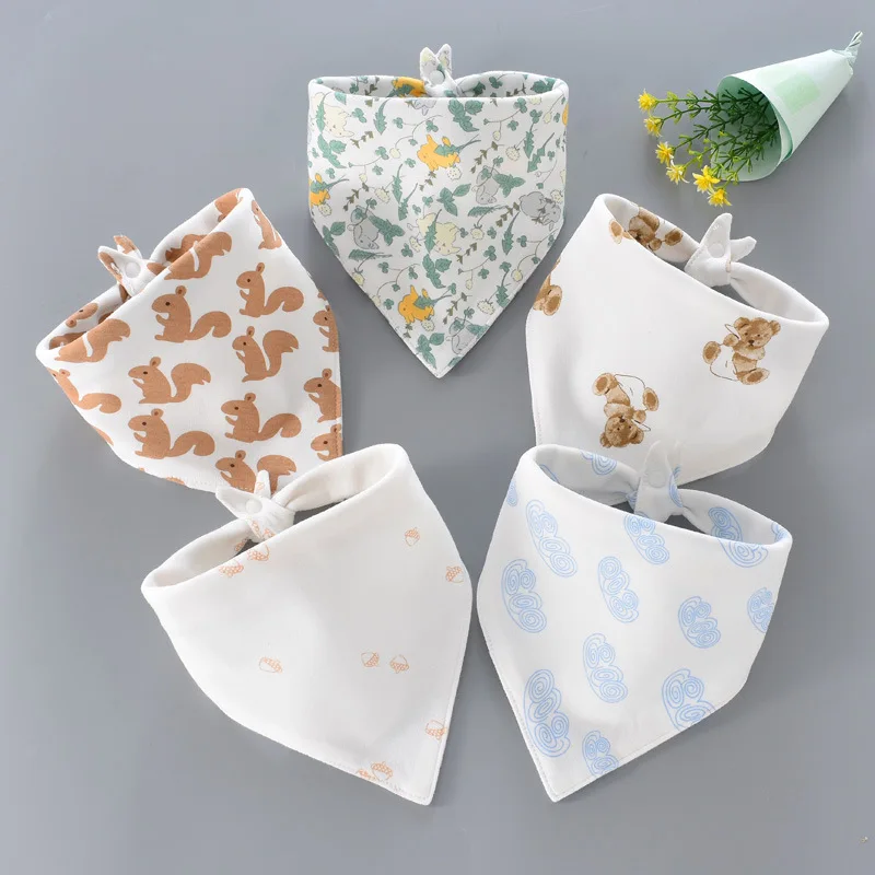 5 pieces/lot Baby Bibs Triangle Double Cotton Bibs For Boys and Girls Super Soft Unisex Feeding Bibs Infant Bandana Bibs Gift
5 pieces/lot Baby Bibs Triangle Double Cotton Bibs For Boys and Girls Super Soft Unisex Feeding Bibs Infant Bandana Bibs Gift