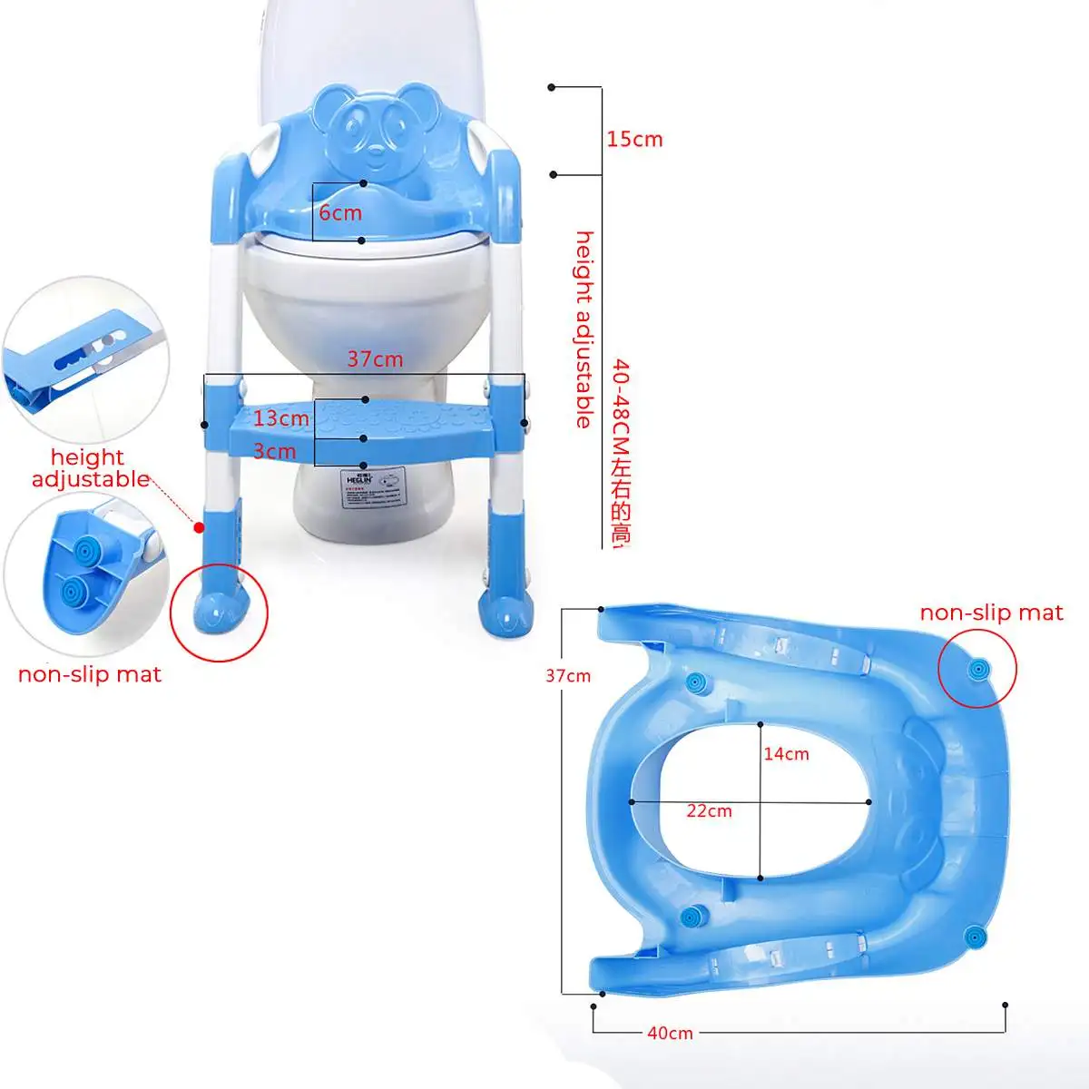 Folding Infant Baby Potty Kids Toilet Training Seat with Adjustable Ladder Portable Urinal Potty Training Seats for Children
Folding Infant Baby Potty Kids Toilet Training Seat with Adjustable Ladder Portable Urinal Potty Training Seats for Children