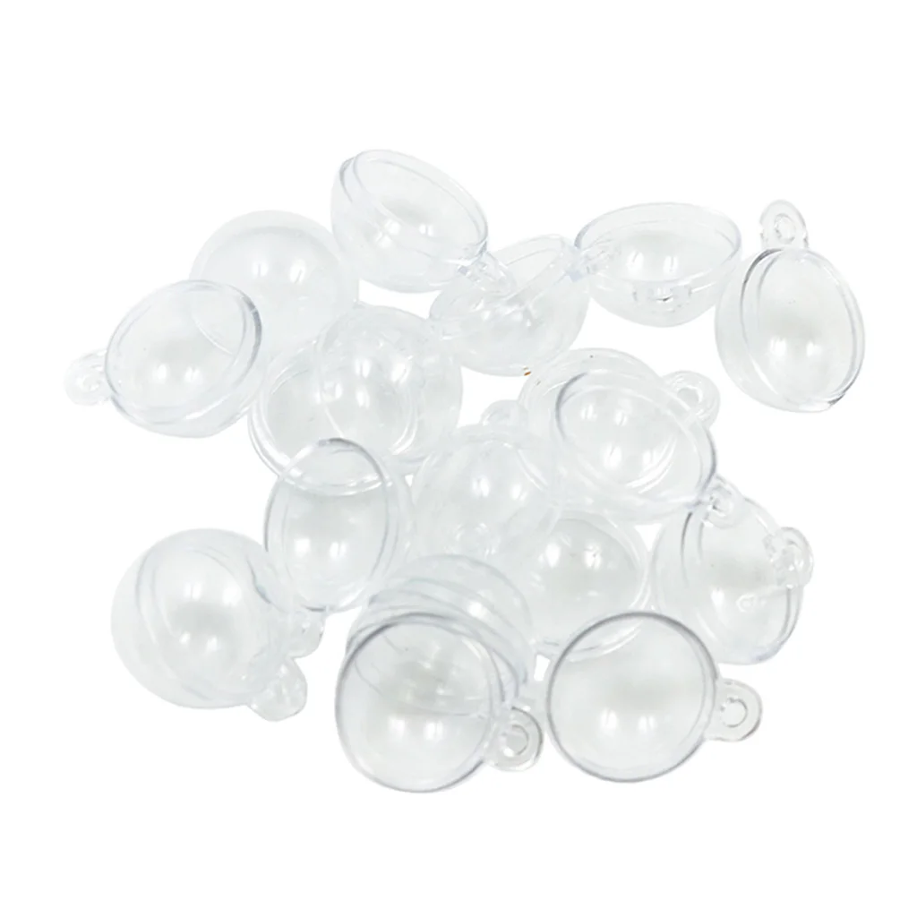 10 Pieces Clear Plastic Acrylic Fillable Ball Ornament Set DIY Fill Fake Flower, Paillette Transparent Charms (20 mm)DIY Embell
10 Pieces Clear Plastic Acrylic Fillable Ball Ornament Set DIY Fill Fake Flower, Paillette Transparent Charms (20 mm)DIY Embell