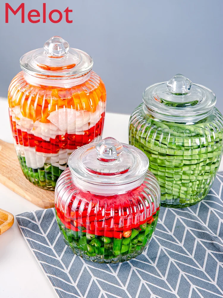 Glass Bottle Sealed Jar Pickled Storage Jar Food Household Pickles Earthen Jar Candy Box Pickles
Glass Bottle Sealed Jar Pickled Storage Jar Food Household Pickles Earthen Jar Candy Box Pickles
