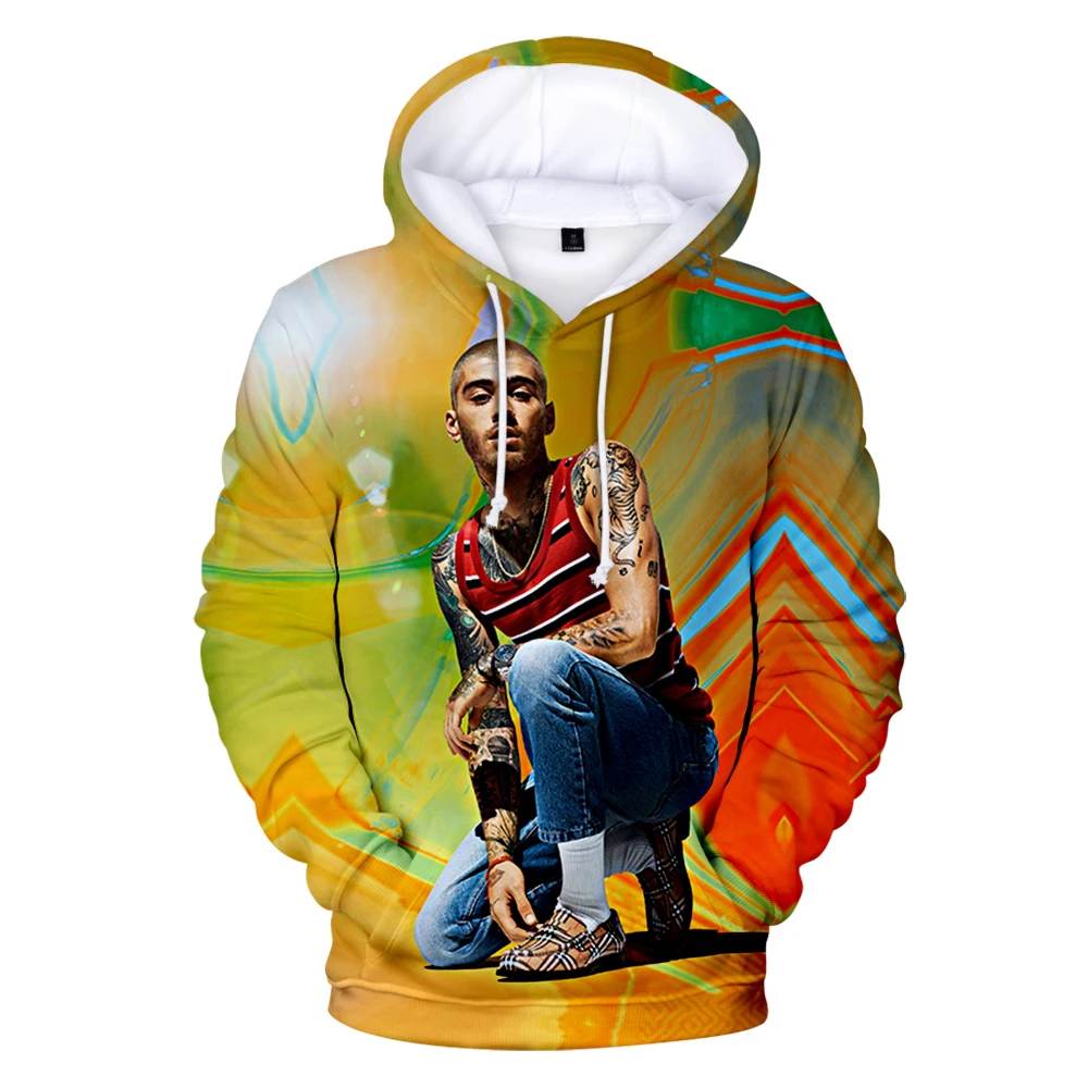 ZAYN 3D Printed Hoodies Women/Men Fashion Long Sleeve Hooded Sweatshirt Hot Sale Casual Streetwear Clothes