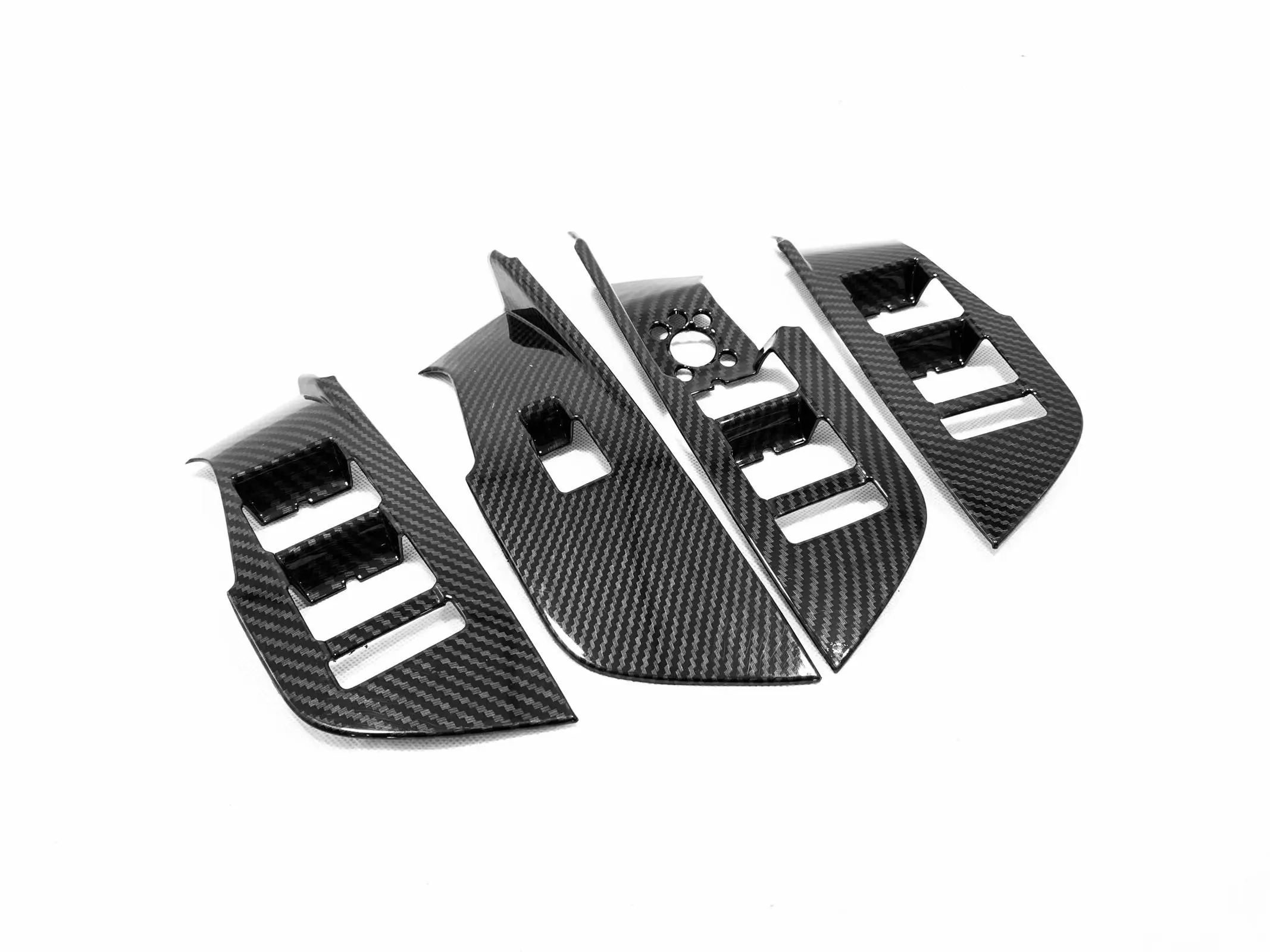 Car Styling Black Carbon Fiber Decal Car Window Lift Button Switch Panel Cover Trim Sticker for Audi A6L 2019
Car Styling Black Carbon Fiber Decal Car Window Lift Button Switch Panel Cover Trim Sticker for Audi A6L 2019