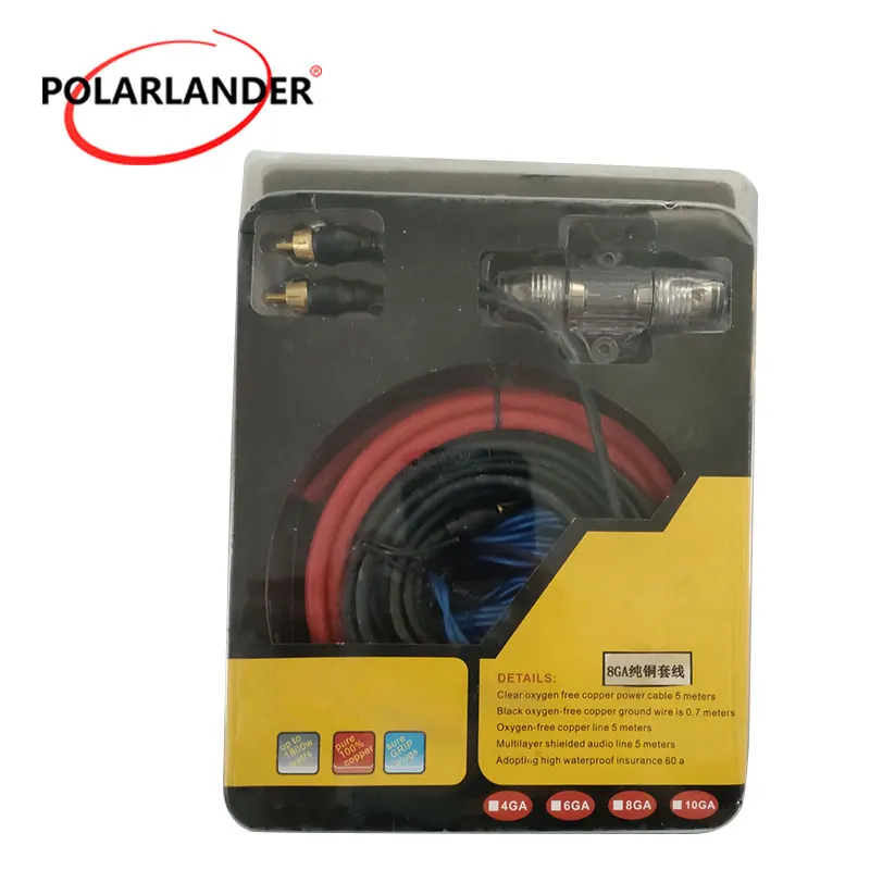 Amplifier Subwoofer Speaker Installation Kit Car Audio Wire 8GA Power Cable 60 AMP Fuse Holder Pure Copper
Amplifier Subwoofer Speaker Installation Kit Car Audio Wire 8GA Power Cable 60 AMP Fuse Holder Pure Copper