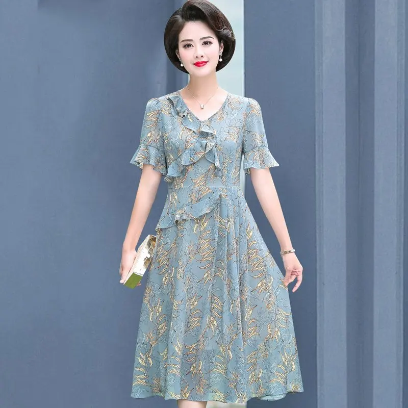Chiffon Desses Women new Muslin Beach Pregant Dress Pastoral Romance Elegant Party Vestidos summer women's Clothes
Chiffon Desses Women new Muslin Beach Pregant Dress Pastoral Romance Elegant Party Vestidos summer women's Clothes